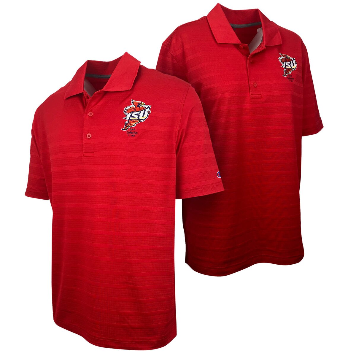Champion® Punching Cy Cardinal Tonal Striped Polo